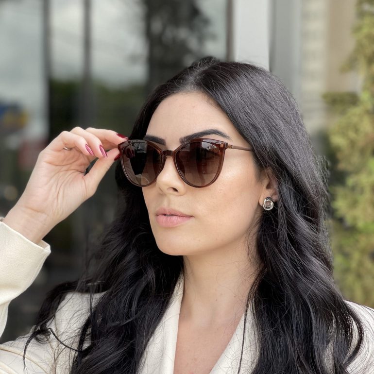 safine com br oculos 3 em 1 clip on redondo marrom zoe