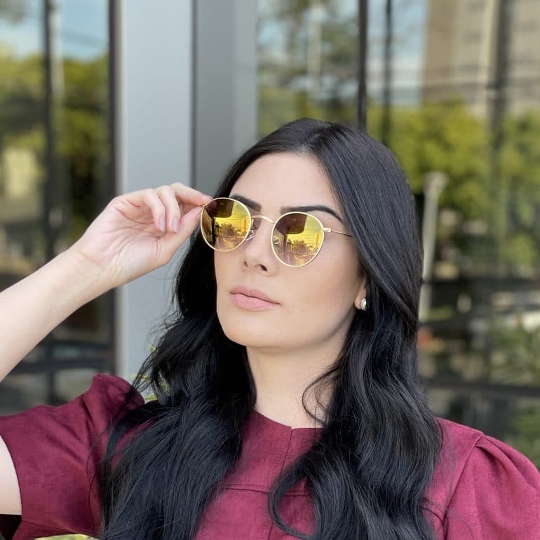 safine com br oculos de sol redondo dourado camila 3