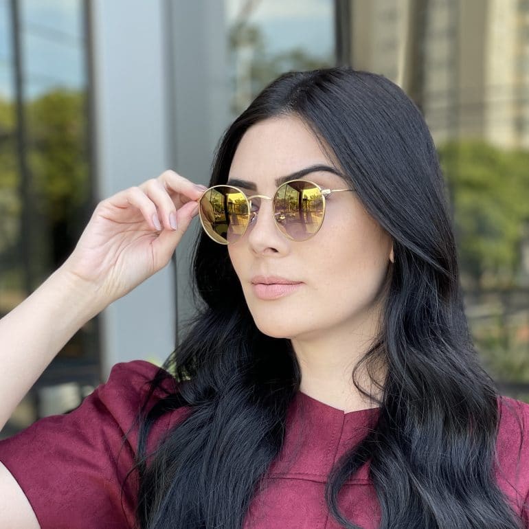 safine com br oculos de sol redondo dourado camila 4