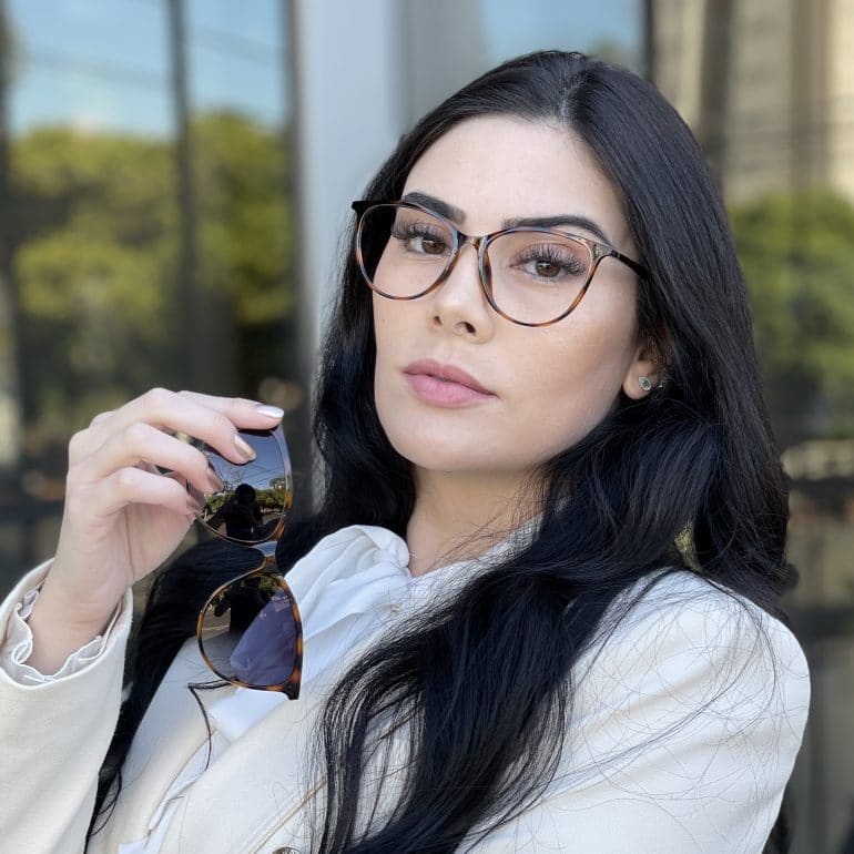 safine com br oculos 2 em 1 clip on gatinho rajado