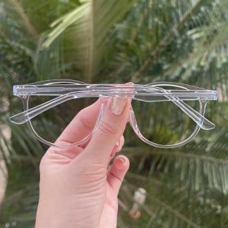 safine com br oculos 2 em 1 clip on redondo azul alice 2