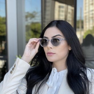 safine com br oculos 2 em 1 clip on redondo azul alice
