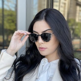 safine com br oculos 2 em 1 clip on redondo preto com tartaruga cloe