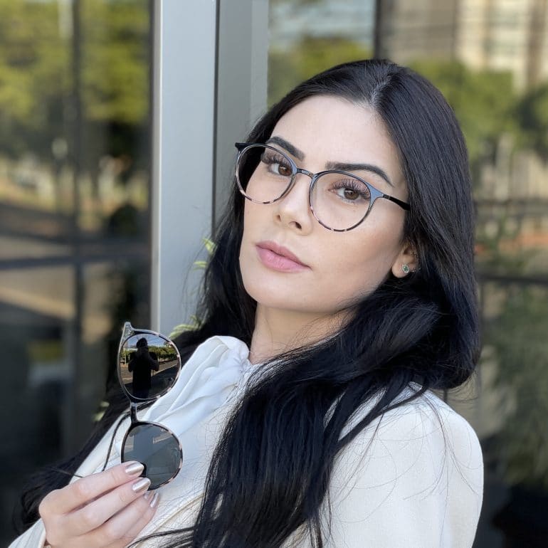 safine com br oculos 2 em 1 clip on redondo preto com tartaruga cloe 4