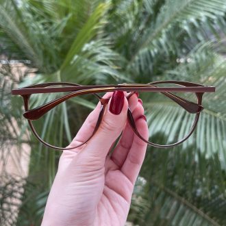 safine com br oculos de grau gatinho marrom