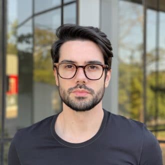 safine com br oculos de grau masculino quadrado marrom isaac