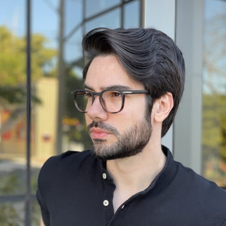 safine com br oculos de grau masculino quadrado preto com tartaruga caua 14