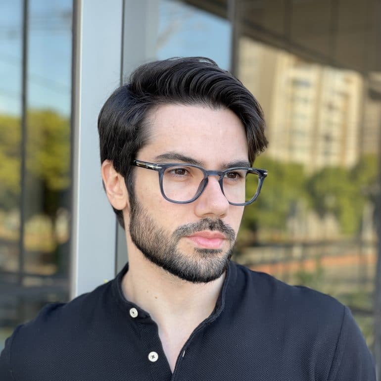 safine com br oculos de grau masculino quadrado preto com tartaruga caua 3