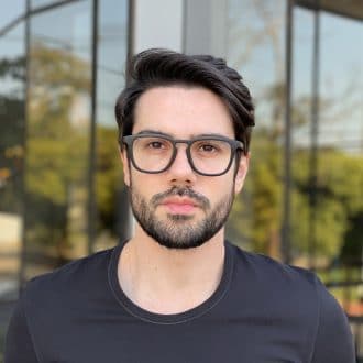 safine com br oculos de grau masculino quadrado preto fosco ricardo 3