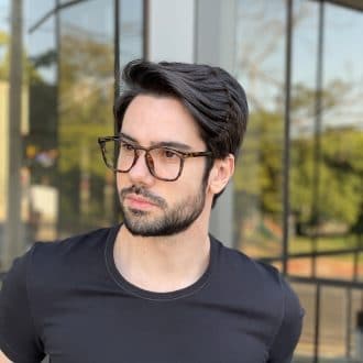 safine com br oculos de grau masculino quadrado tartaruga ricardo 1