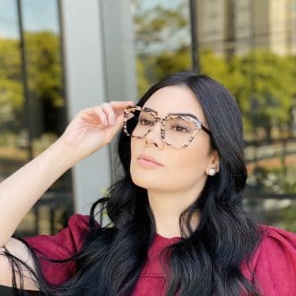 safine com br oculos de grau quadrado rajado nanda