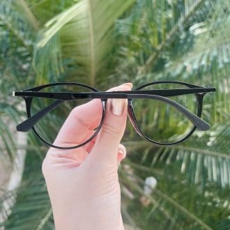 safine com br oculos de grau redondo preto pamela 1