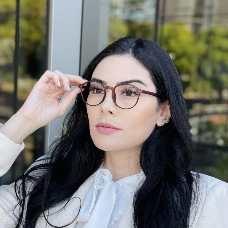 safine com br oculos de grau redondo vinho bel