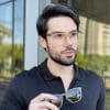 safine com br oculos 2 em 1 clip on masculino hexagonal champanhe juliano 3