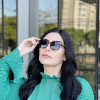 safine com br oculos 3 em 1 clip on redondo preto e vermelho agnes 2