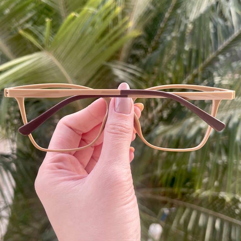 safine com br oculos 3 em 1 clip on retangular nude vivi 6