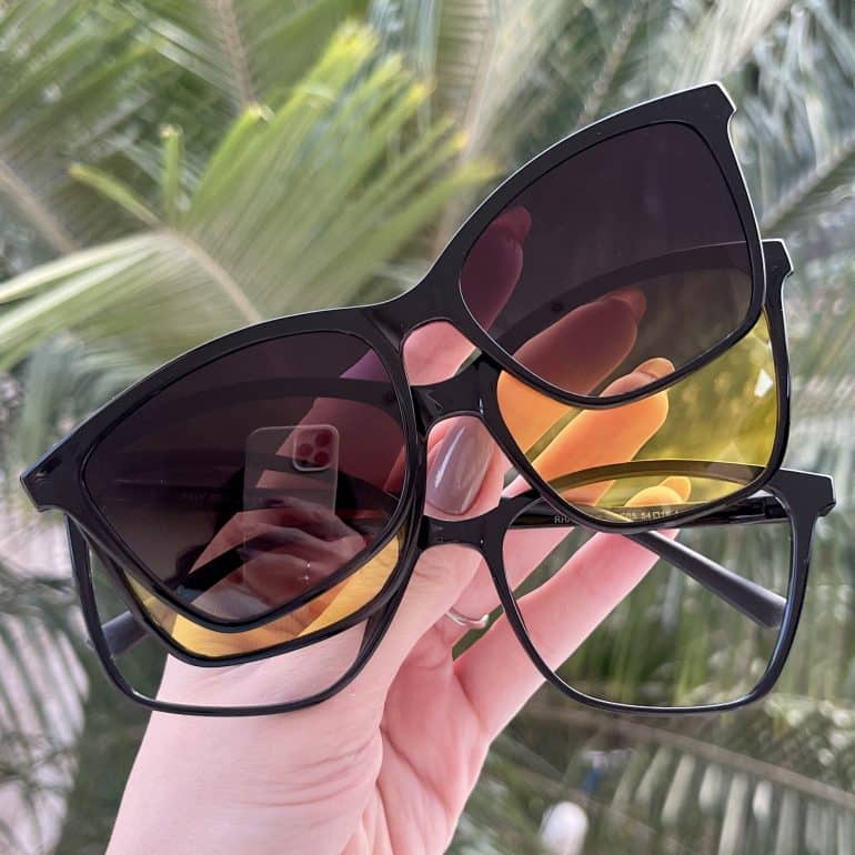 safine com br oculos 3 em 1 clip on retangular preto vivi 8