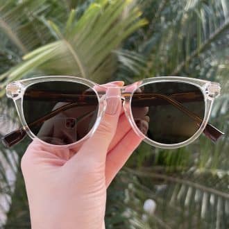 Óculos de Sol Gatinho Transparente Anitta