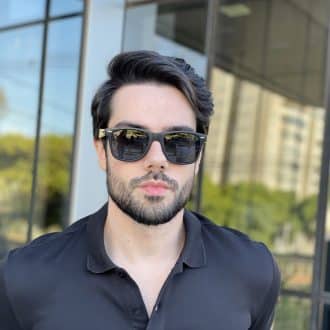 safine com br oculos de sol masculino quadrado preto fosco inacio 1