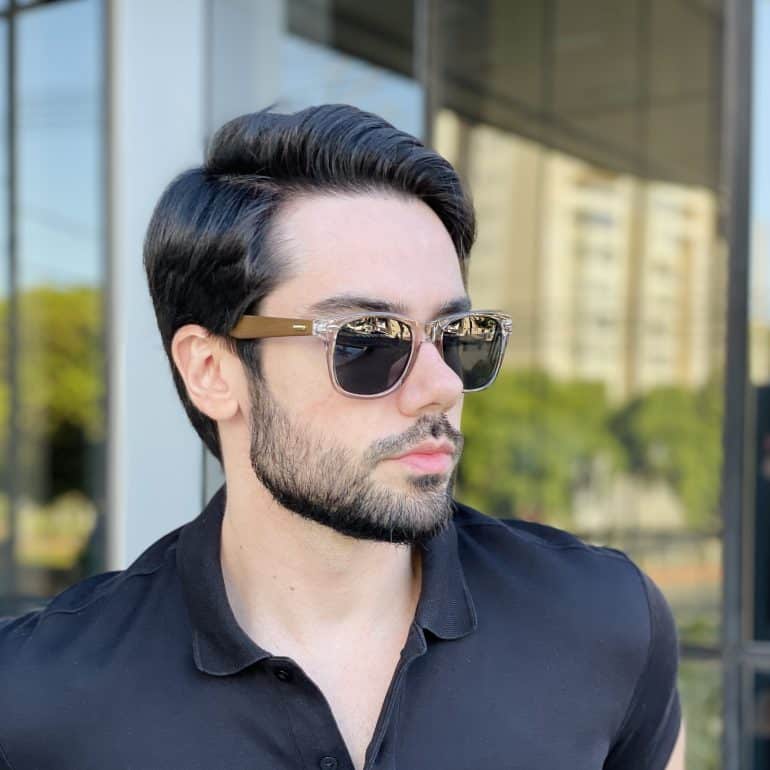 safine com br oculos de sol masculino quadrado transparente inacio 2