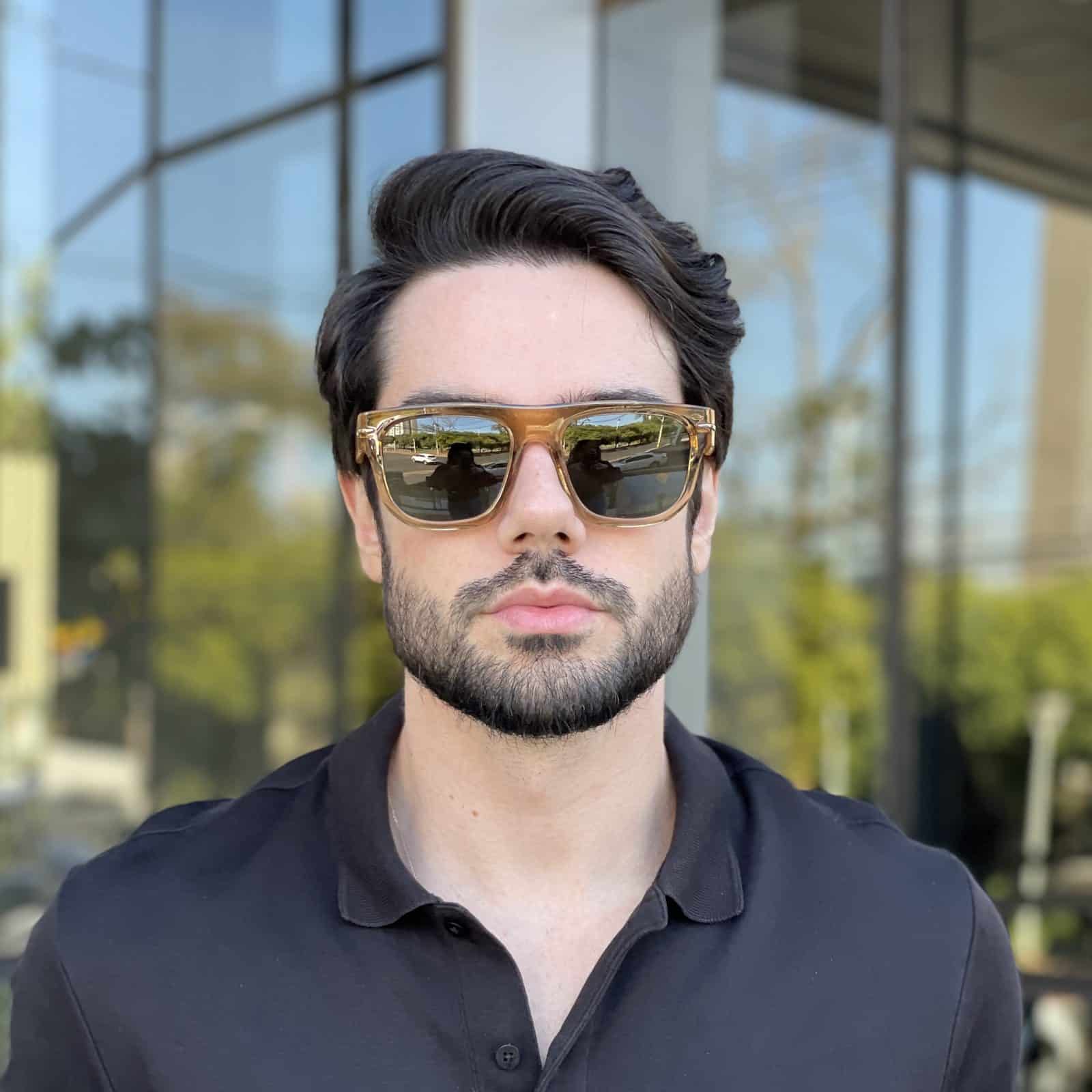 safine com br oculos de sol masculino quadrado marrom transparente roni safine com br oculos de sol masculino quadrado marrom transparente roni