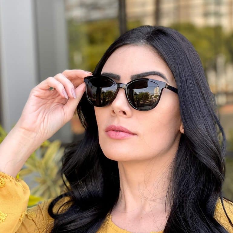 Óculos 2 em 1 Clip-On Acetato Redondo Tartaruga com Azul Iara 6
