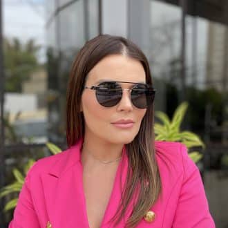 safine com br oculos 2 em 1 clip on redondo dourado com preto cecilia 3
