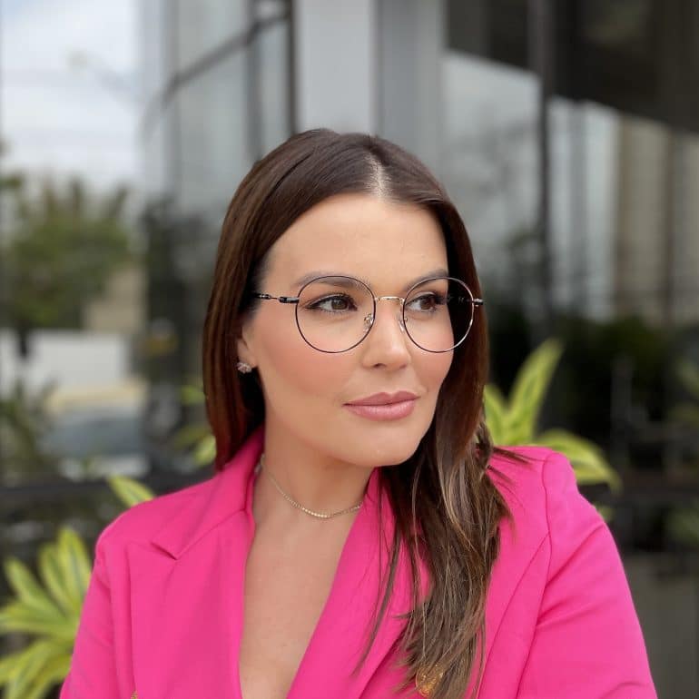 safine com br oculos 2 em 1 clip on redondo dourado com preto cecilia 4