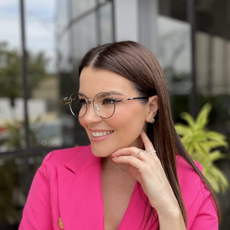 safine com br oculos 2 em 1 clip on redondo prata com preto cecilia 2