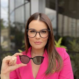 safine com br oculos 3 em 1 clip on redondo preto fosco zoe 6