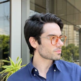 safine com br oculos de grau masculino redondo rajado diego 4