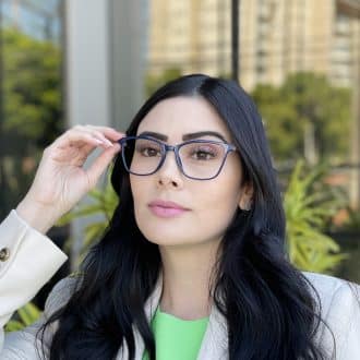 safine com br oculos de grau quadrado azul aline 1