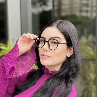 Óculos de Grau Redondo Tartaruga Melinda