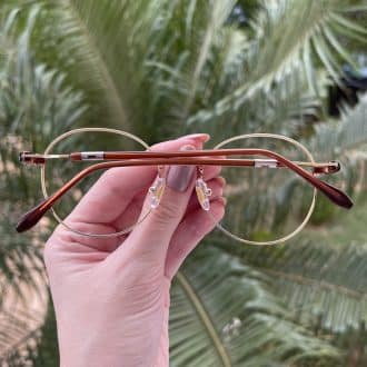 safine com br oculos 2 em 1 clip on redondo marrom cecilia 1