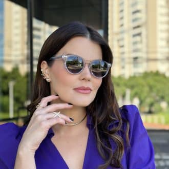 safine com br oculos de sol feminino redondo lilas mel 2