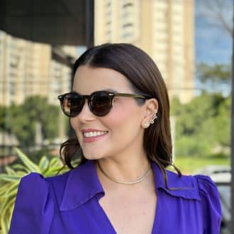 safine com br oculos de sol feminino redondo verde mel 2