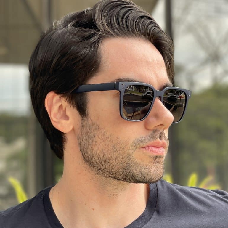safine com br oculos de sol masculino quadrado azul tony 3