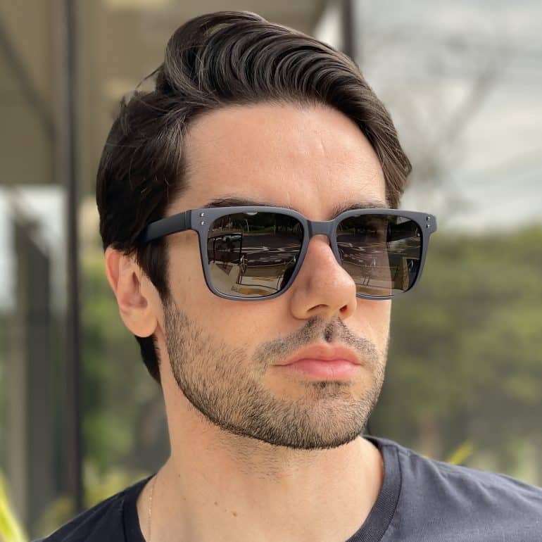 safine com br oculos de sol masculino quadrado azul tony 4