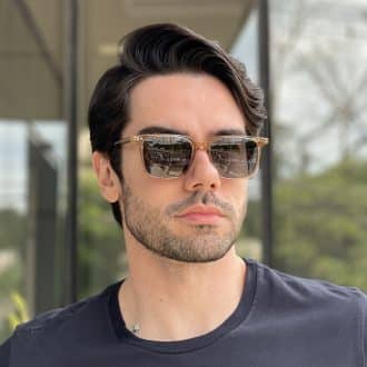 safine com br oculos de sol masculino quadrado marrom pedro 3