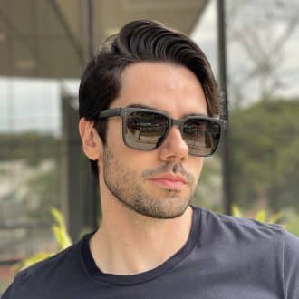 safine com br oculos de sol masculino quadrado preto e azul tony 8