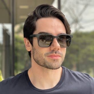 safine com br oculos de sol masculino quadrado preto e cinza tony 4