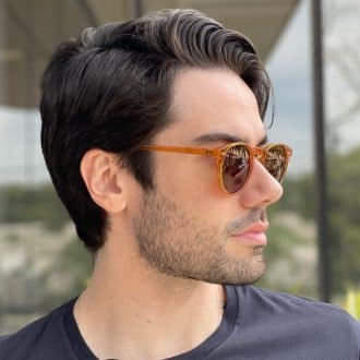 safine com br oculos de sol masculino redondo caramelo filippo 1