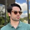 safine com br oculos de sol masculino redondo marrom dom 2