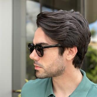 safine com br oculos de sol masculino redondo preto edgar 1