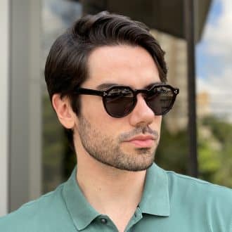 safine com br oculos de sol masculino redondo preto edgar 3
