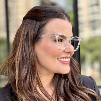 safine com br oculos feminino 2 em 1 clip on gatinho transparente alana 4