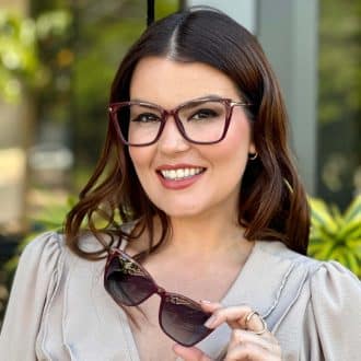 safine com br oculos feminino 2 em 1 clip on gatinho vinho stela 6