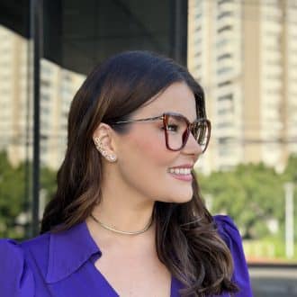 safine com br oculos 2 em 1 clip on gatinho marrom transparente ana 1