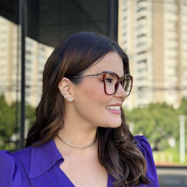 safine com br oculos 2 em 1 clip on gatinho marrom transparente ana 1