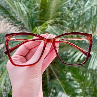 safine com br oculos 2 em 1 clip on gatinho marrom transparente ana 7